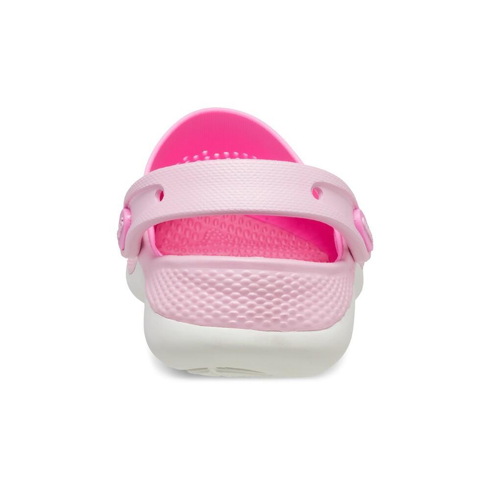 Sandália crocs literide 360 juvenil taffy pink/ballerina pink - 6