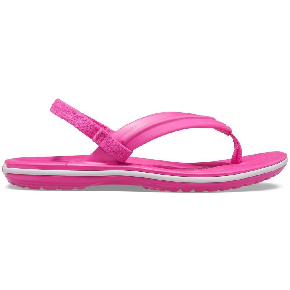 Chinelo crocs crocband strap flip electric pink - 1