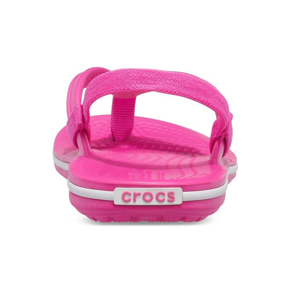 Chinelo crocs crocband strap flip electric pink - 8