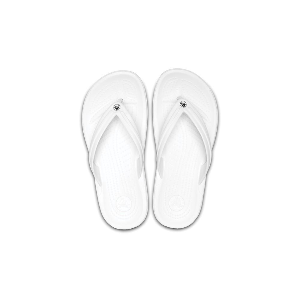 Chinelo crocs crocband flip white - 4