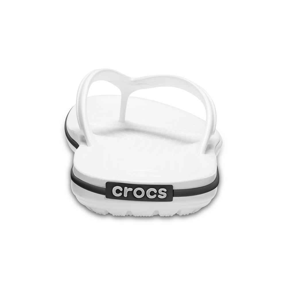 Chinelo crocs crocband flip white - 5