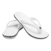 Chinelo crocs crocband flip white - 3