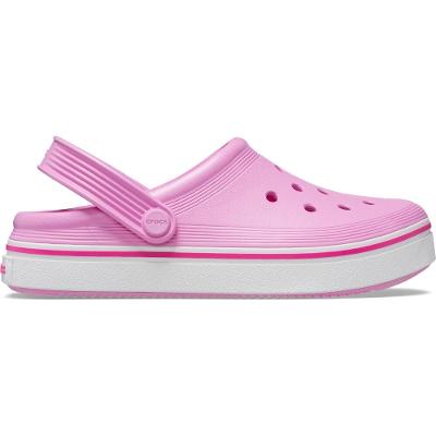 Sandália crocband off court clog toddler taffy pink