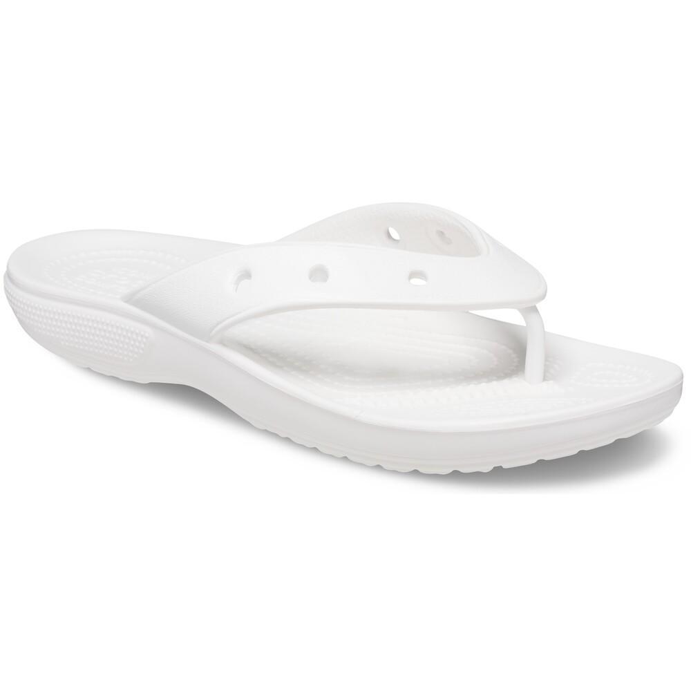 Chinelo crocs classic flip white - 2