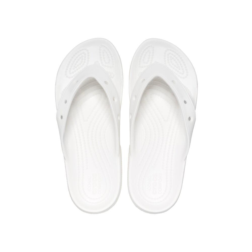 Chinelo crocs classic flip white - 5
