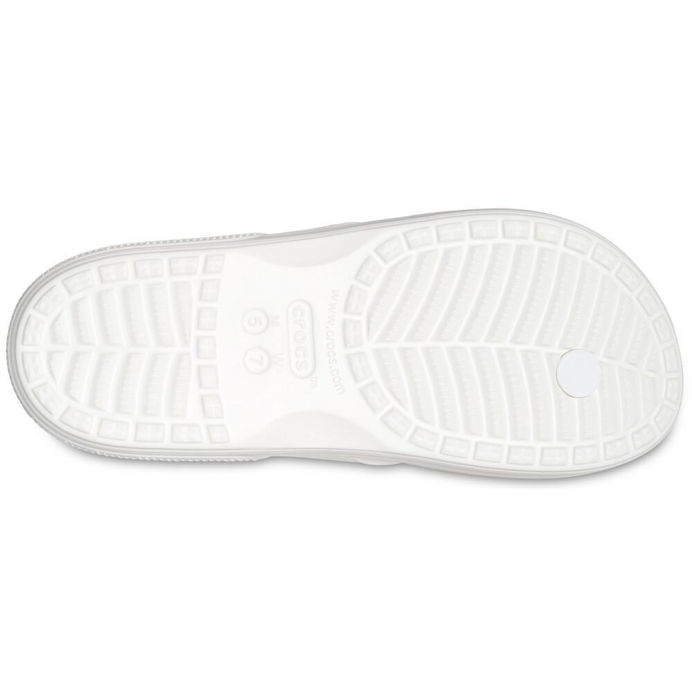 Chinelo crocs classic flip white - 6