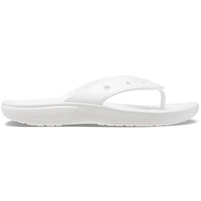 Chinelo crocs classic flip white