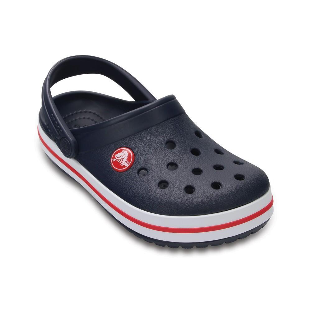Sandália crocs crocband clog juvenil navy/red - 2