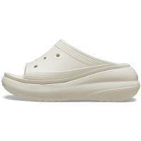 Chinelo crocs classic crush slide  bone - 3