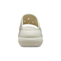 Chinelo crocs classic crush slide  bone - 7