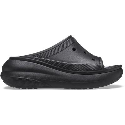 Chinelo crocs classic crush slide  black