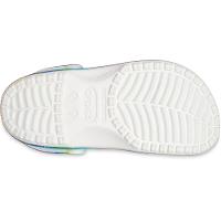 Classic spray dye clog white/multi - 10