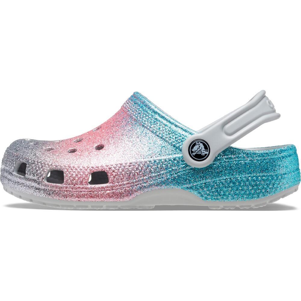 Sandália crocs classic clog glitter infantil shimmer/multi - 4