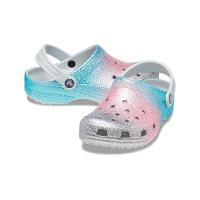 Sandália crocs classic clog glitter infantil shimmer/multi - 7