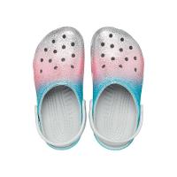 Sandália crocs classic clog glitter infantil shimmer/multi - 9