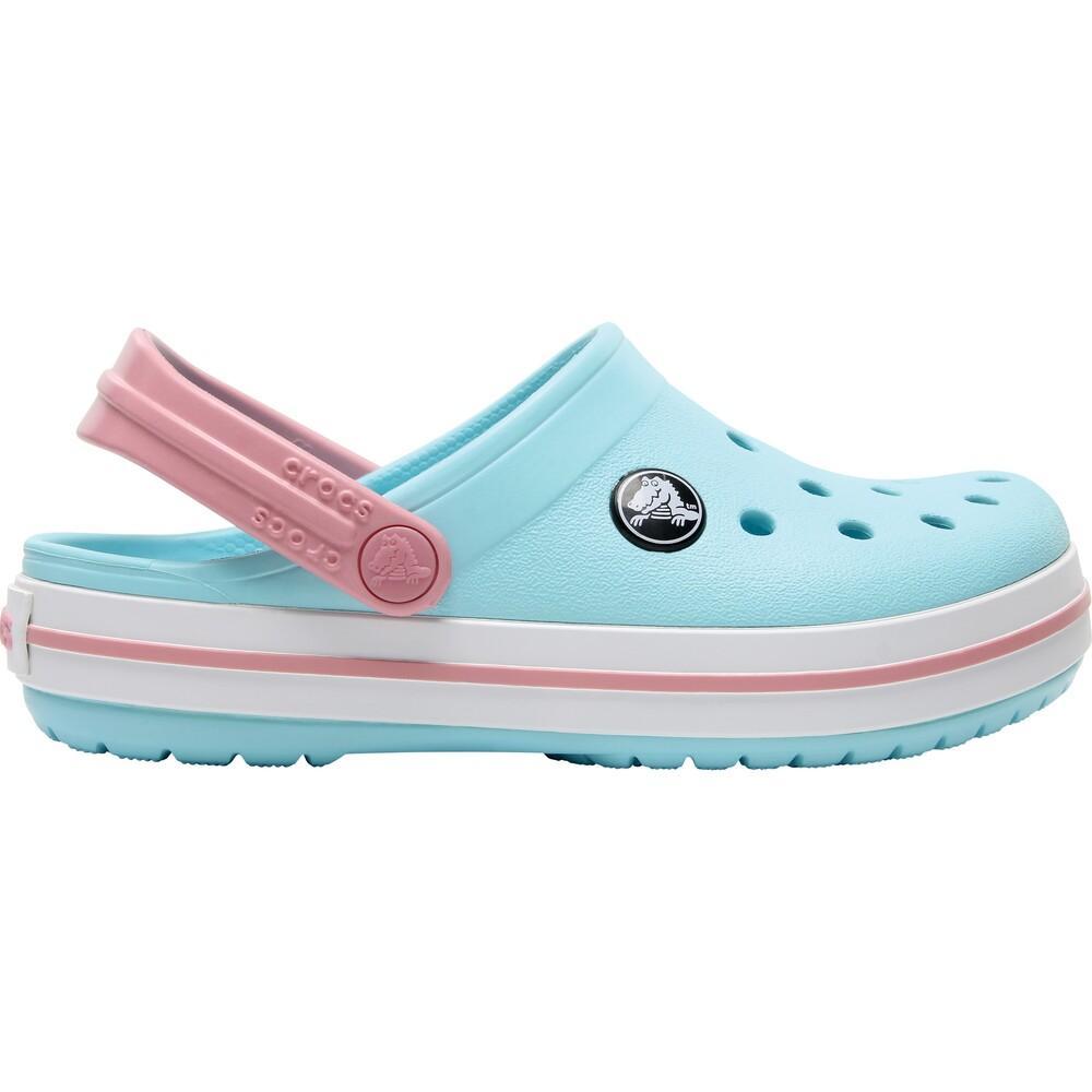 Sandália crocs crocband clog kids ice blue/white - 1