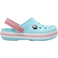 Sandália crocs crocband clog kids ice blue/white - 1