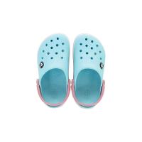 Sandália crocs crocband clog kidst ice blue/white - 2