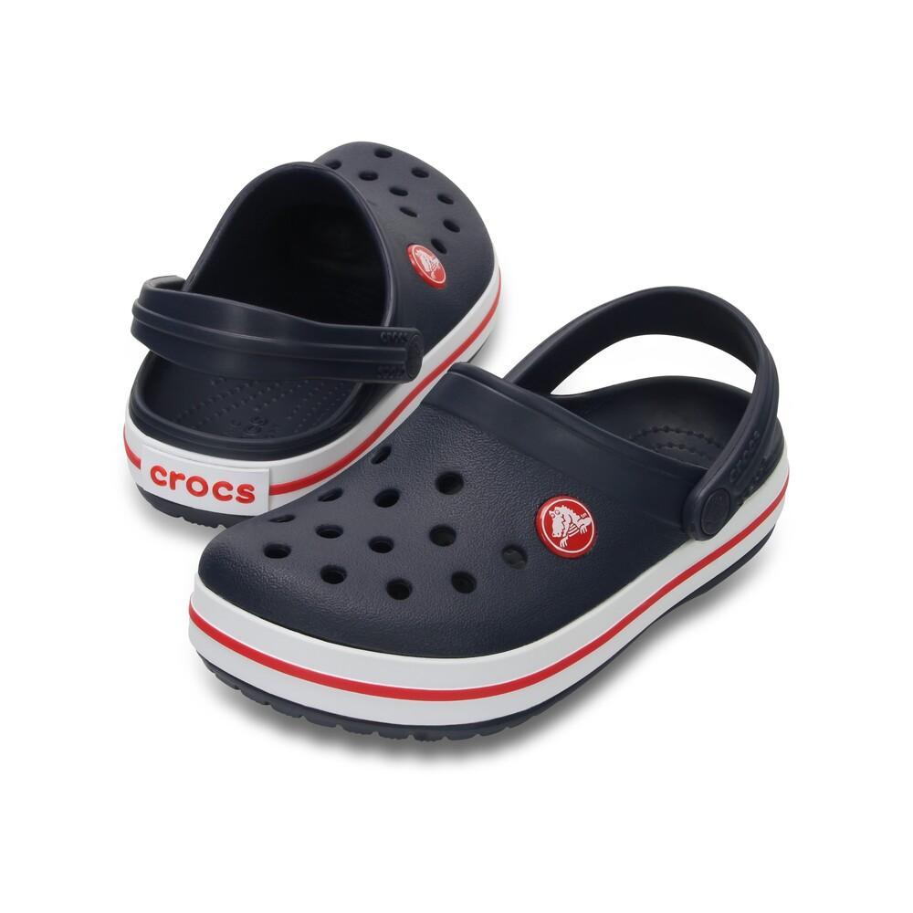 Sandália crocs crocband clog kids navy/red - 3