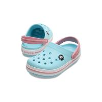 Sandália crocs crocband clog juvenil ice blue/white - 2