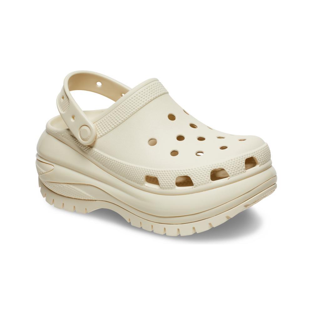 Sandália crocs classic mega crush clog bone - 2