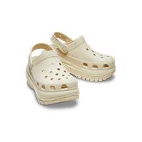 Sandália crocs classic mega crush clog bone - 7