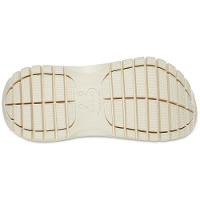 Sandália crocs classic mega crush clog bone - 11
