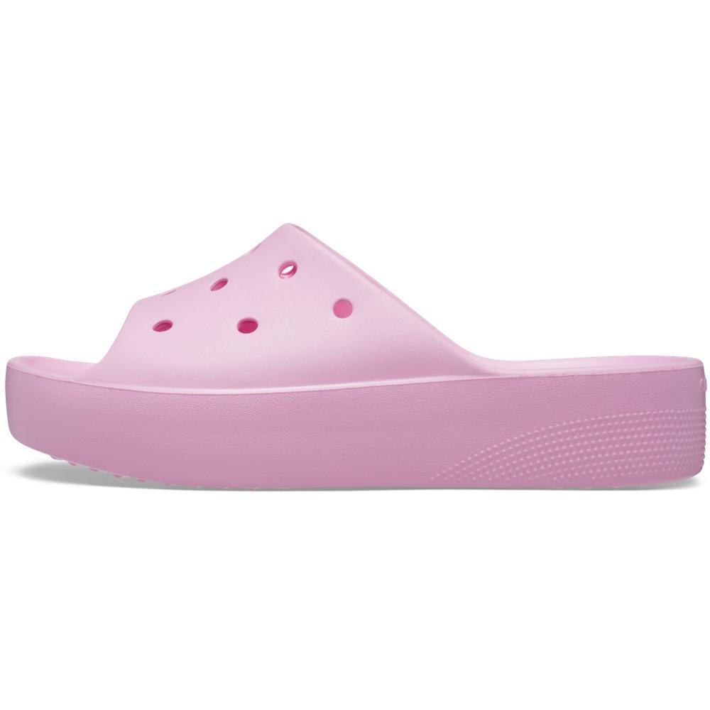Sandália crocs classic plataform slide flamingo - 2