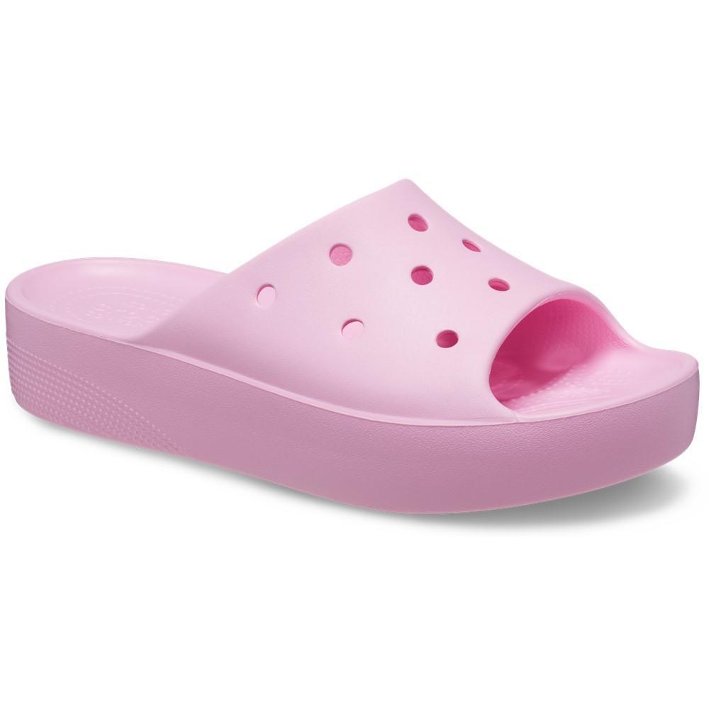 Sandália crocs classic plataform slide flamingo - 3