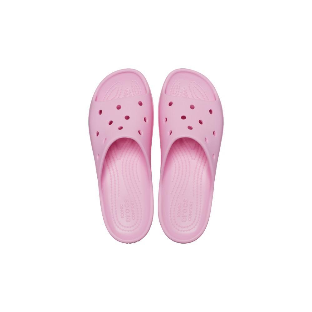Sandália crocs classic plataform slide flamingo - 4