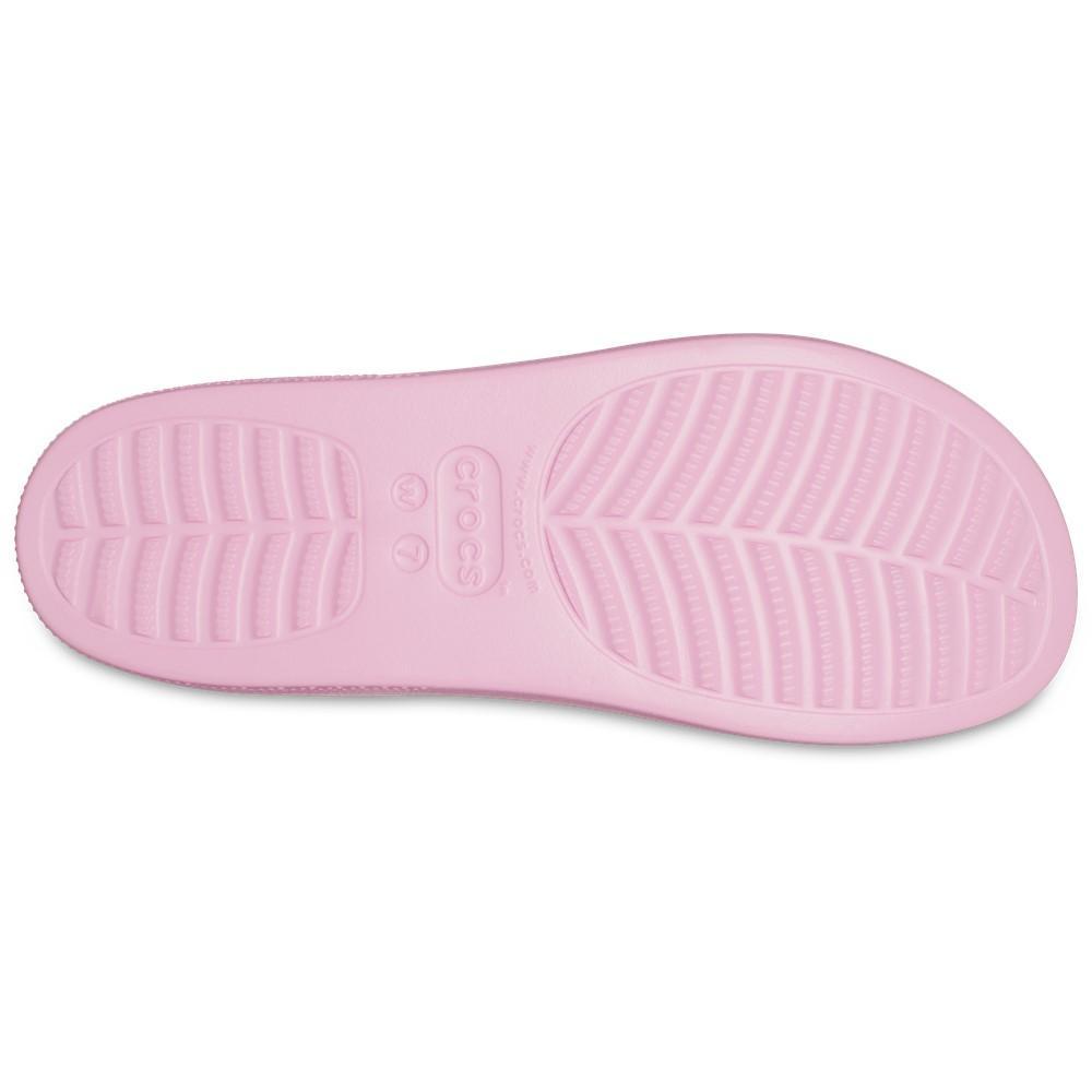 Sandália crocs classic plataform slide flamingo - 6