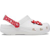 Sandália crocs disney minnie mouse classic clog t white/red - 1