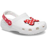 Sandália crocs disney minnie mouse classic clog t white/red - 2
