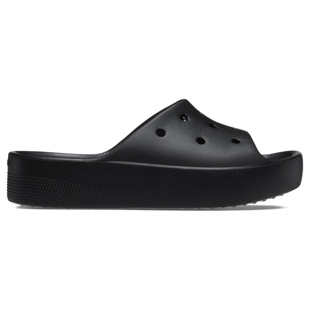 Sandália crocs classic plataform slide black - 1