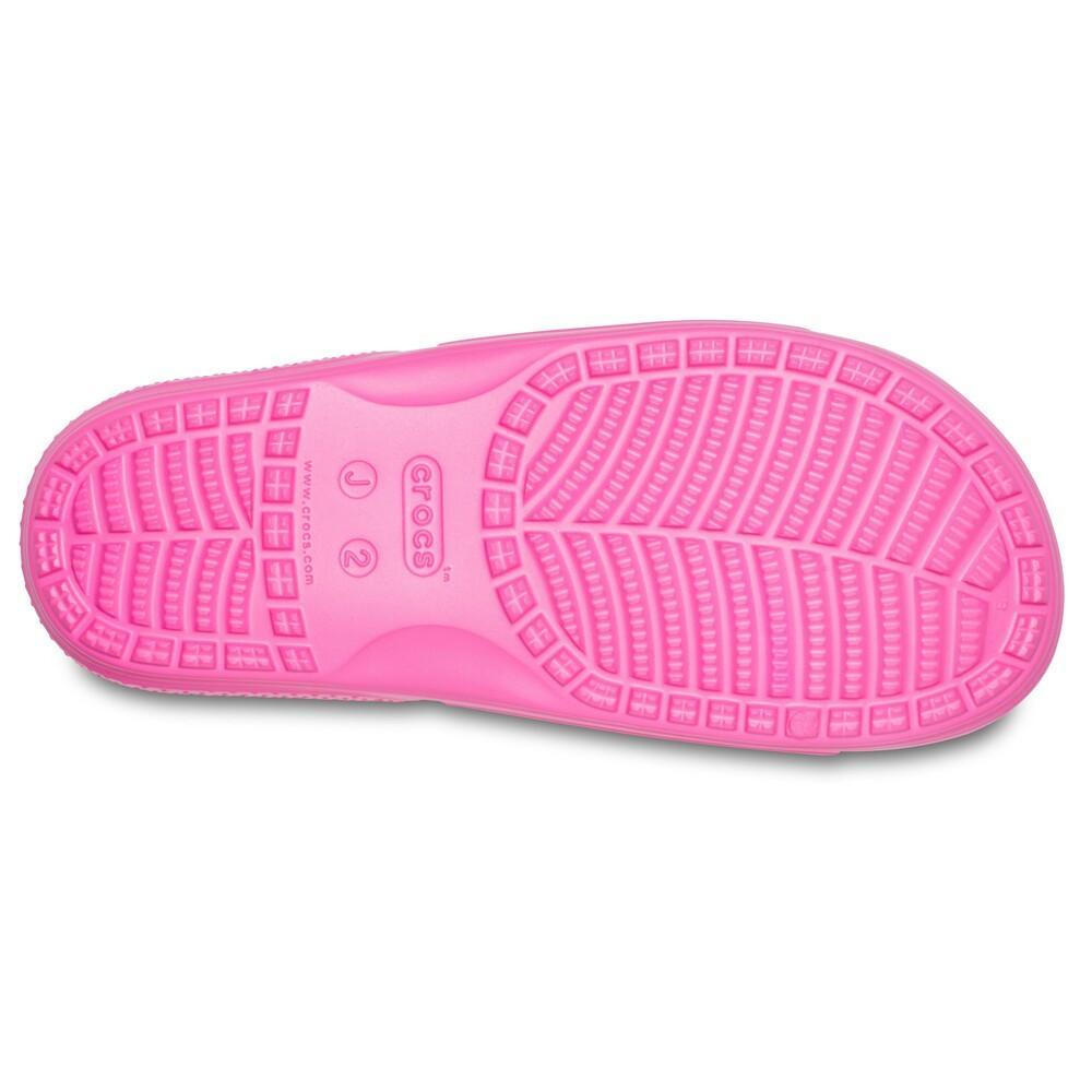 Sandália crocs classic slide juvenil electric pink - 6