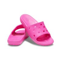 Sandália crocs classic slide juvenil electric pink
