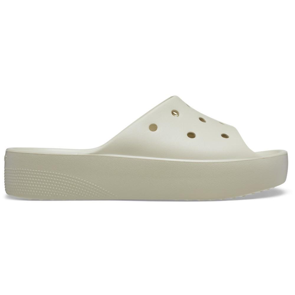 Sandália crocs classic plataform slide bone - 1
