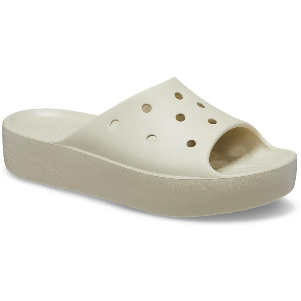 Sandália crocs classic plataform slide bone - 4