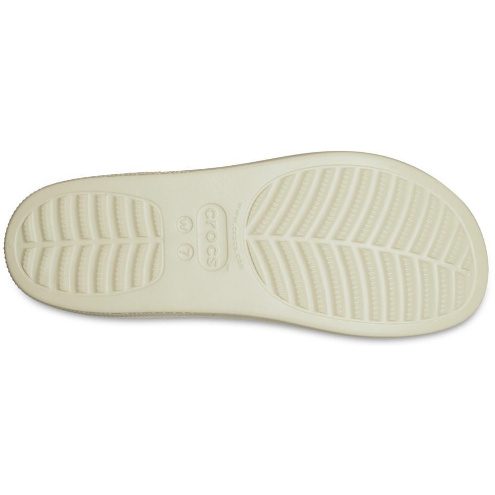 Sandália crocs classic plataform slide bone - 7