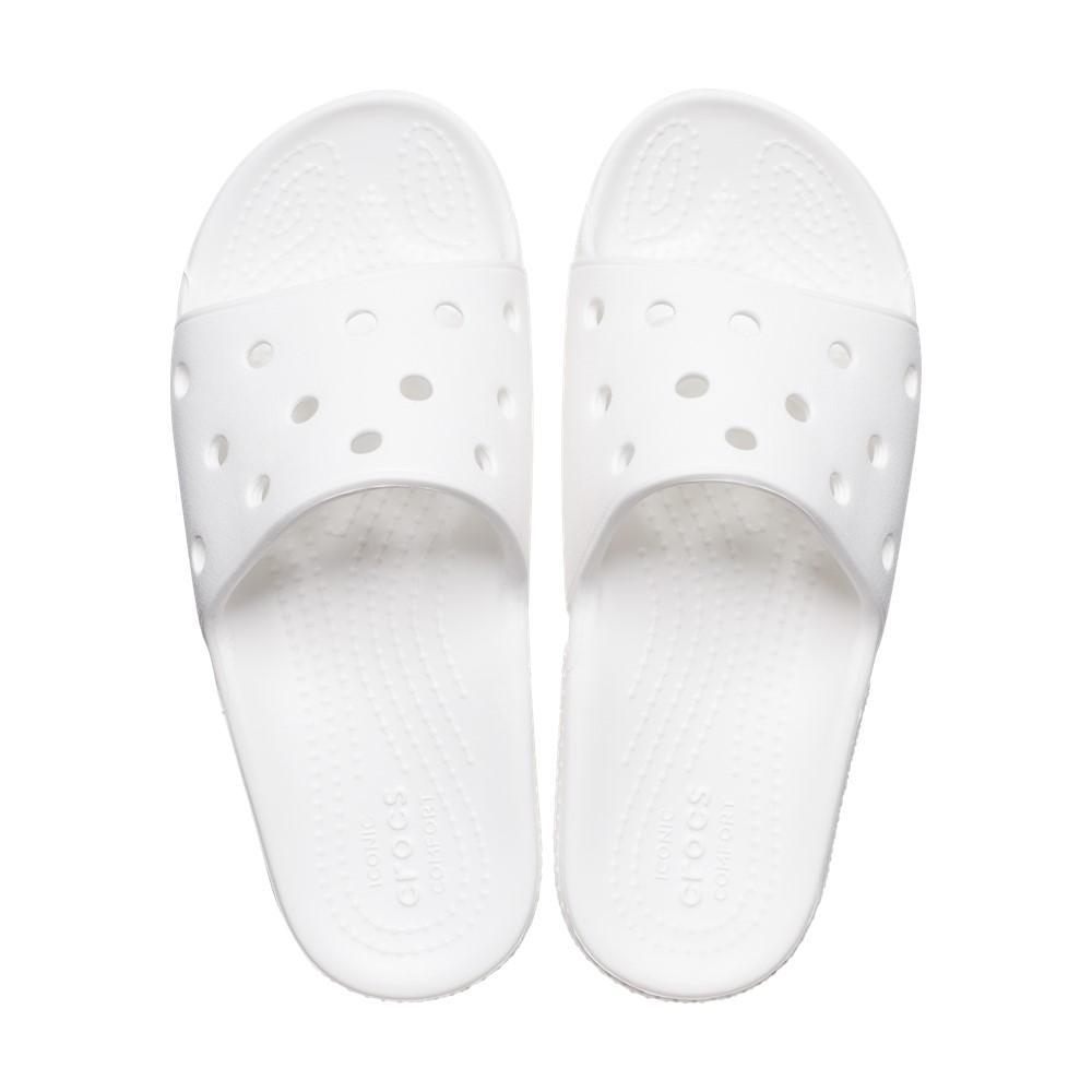 Sandália crocs classic slide juvenil white - 5