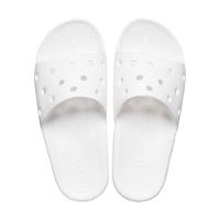 Sandália crocs classic slide juvenil white - 5