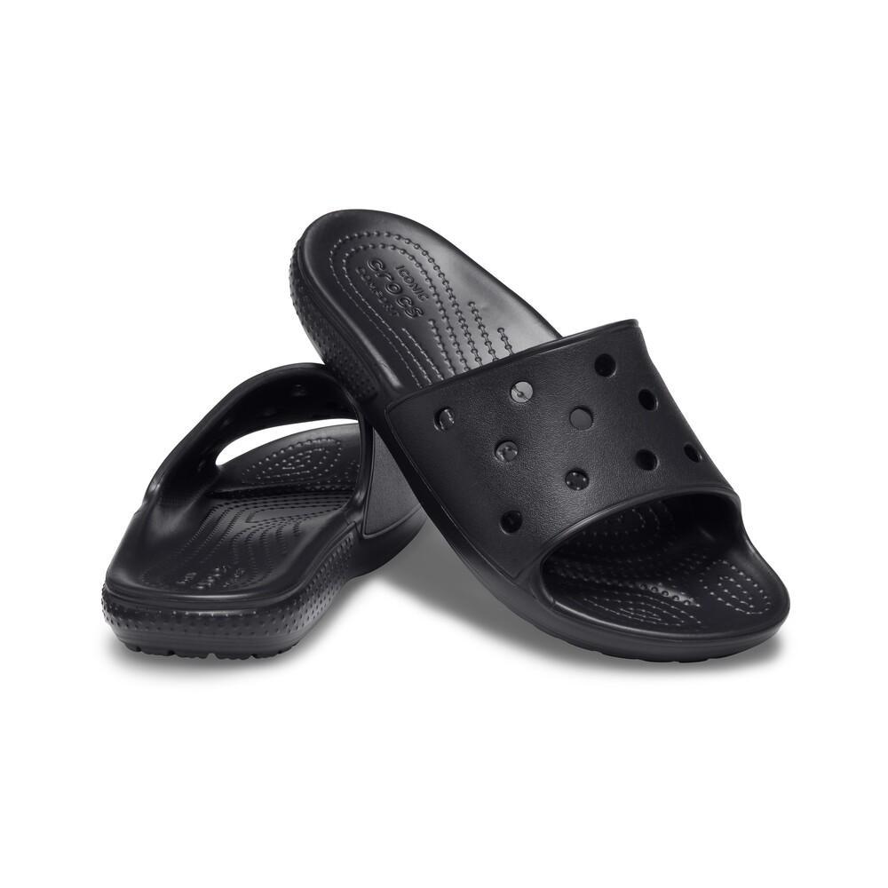 Sandália crocs classic slide juvenil black - 4