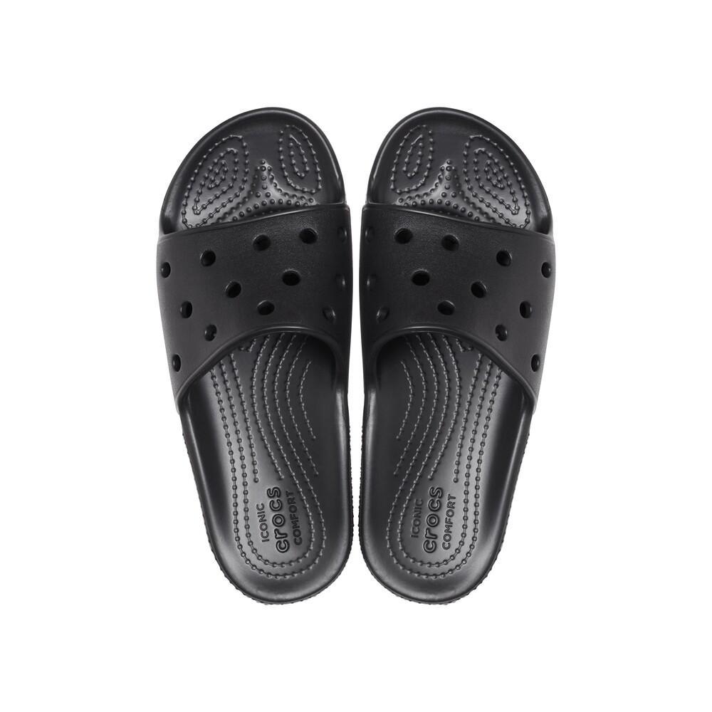 Sandália crocs classic slide juvenil black - 5
