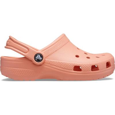 Sandália crocs classic clog kids papaya