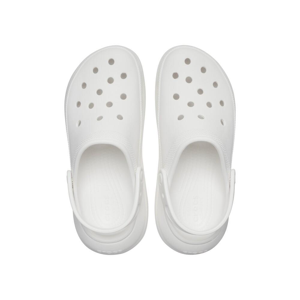 Sandália crocs classic crush platform clog white - 5