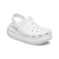 Sandália crocs classic crush platform clog white - 2