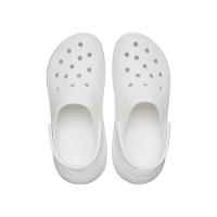 Sandália crocs classic crush platform clog white - 5