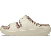 Sandália crocs classic cozzzy sandal bone/mushroom - 3