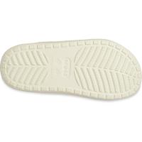 Sandália crocs classic cozzzy sandal bone/mushroom - 6