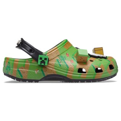 Sandália crocs classic elevated minicraft multi